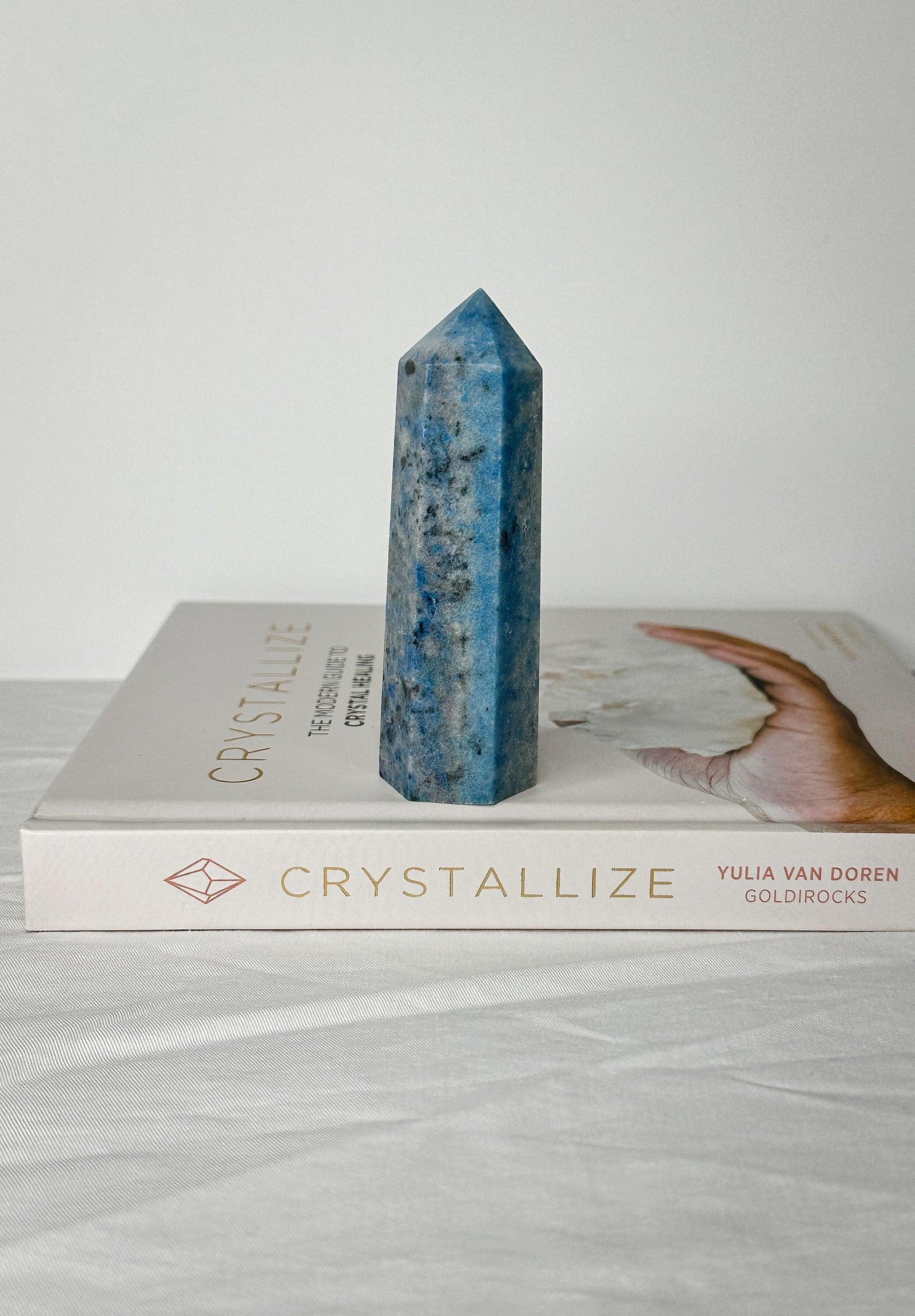 Trolleite Point, Trolleite Generator, Trolleite, Blue Tourmaline Crystal, Trolleite Tower, Blue Crystal