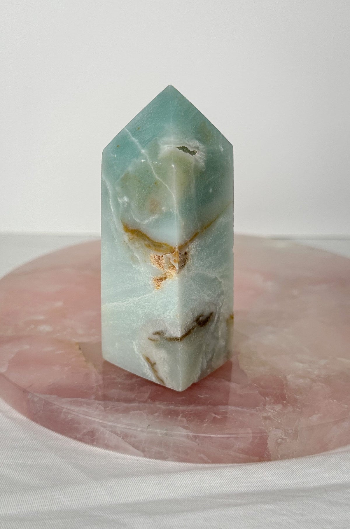 Sky Blue Opal Stone Generator Tower