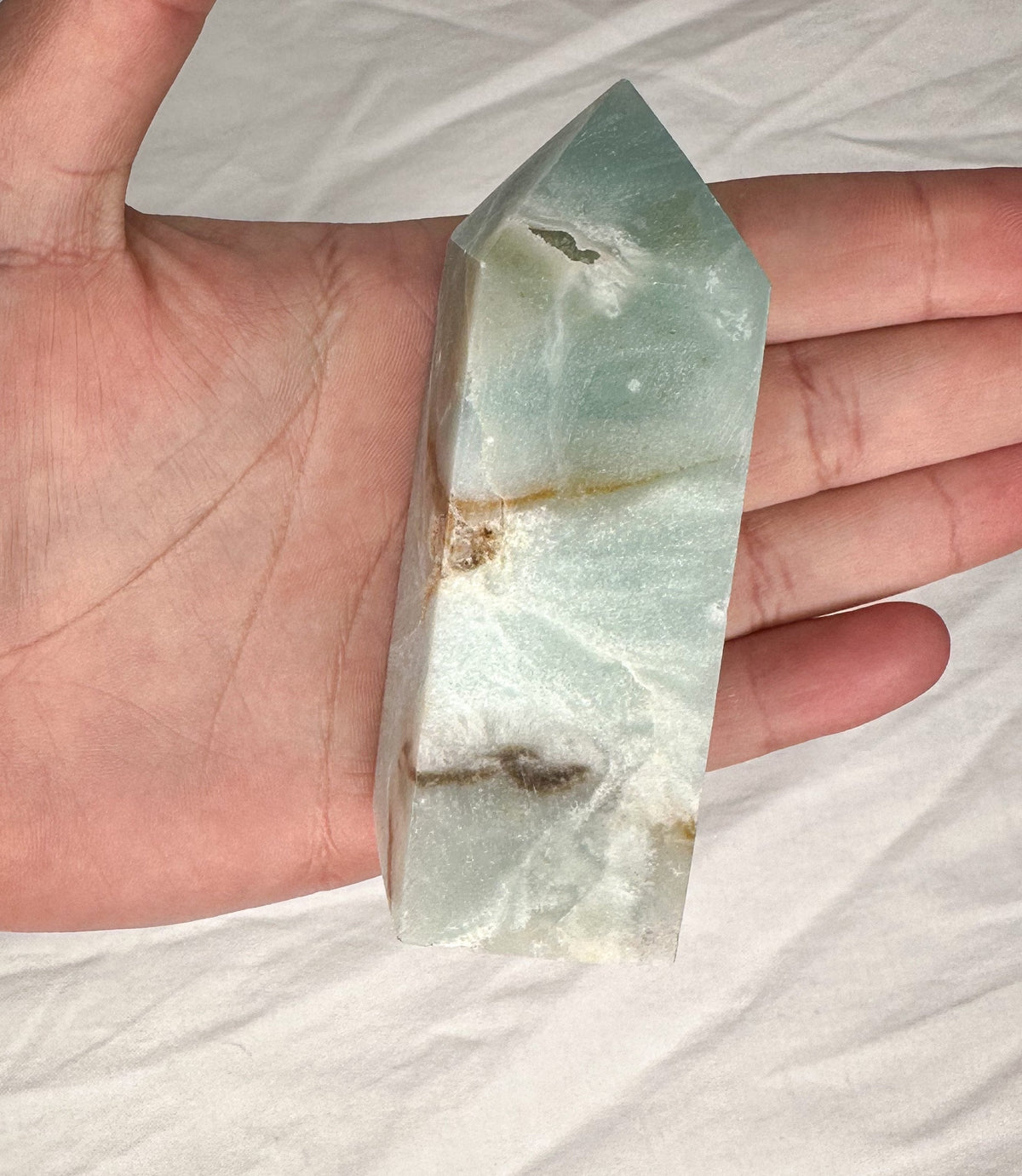 Sky Blue Opal Stone Generator Tower