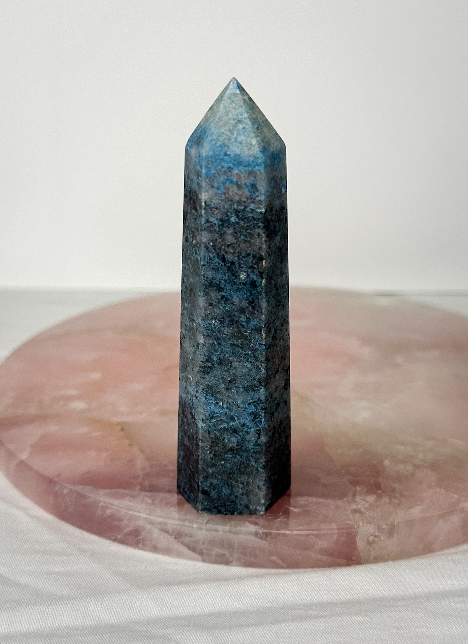 Trolleite Point, Trolleite Generator, Trolleite, Blue Tourmaline Crystal, Trolleite Tower, Blue Crystal