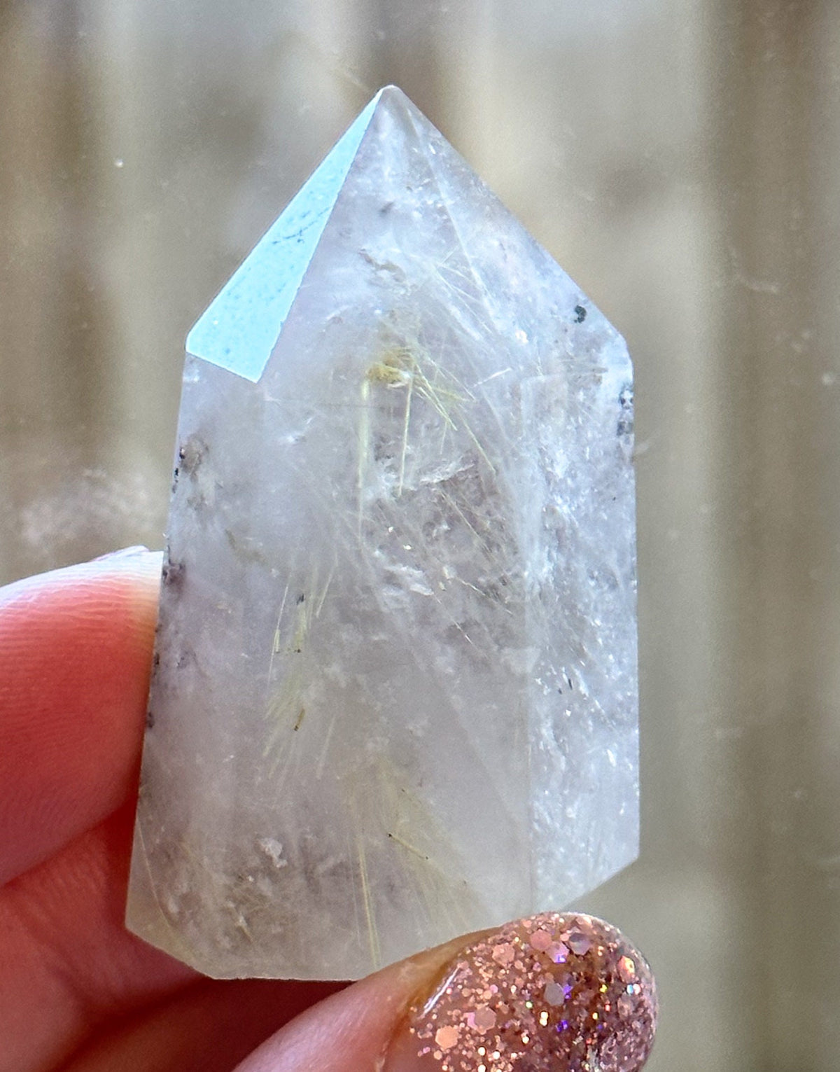 Golden Rutilated Quartz Tower