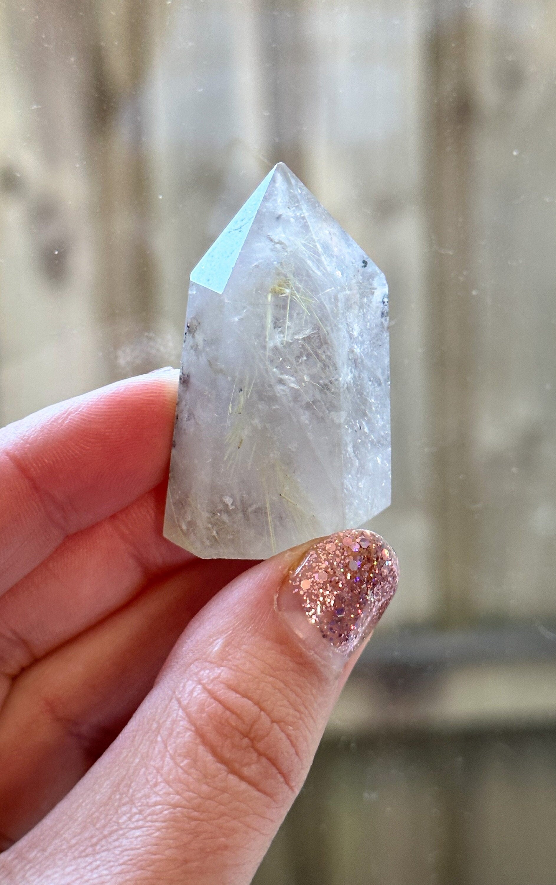 Golden Rutilated Quartz Tower