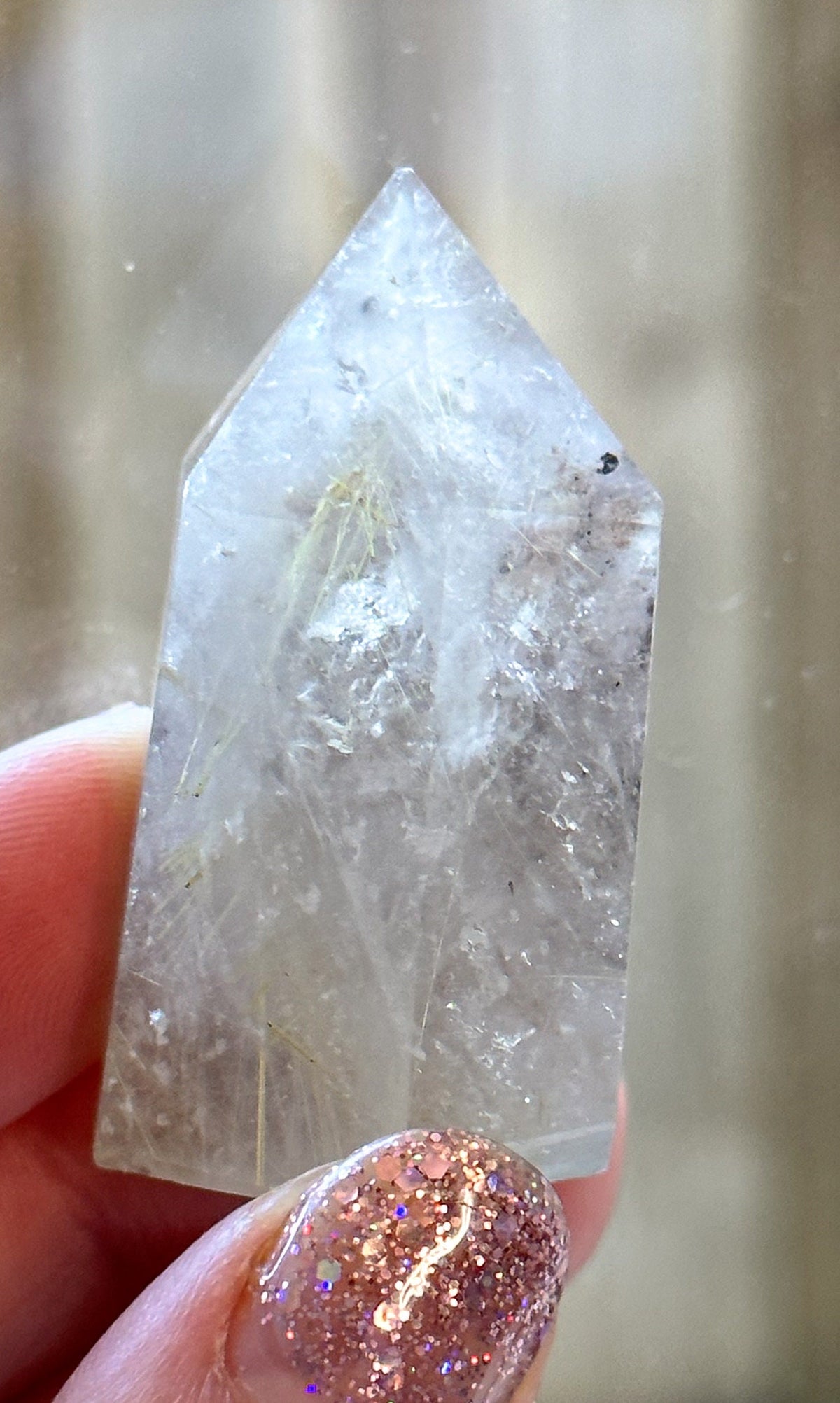 Golden Rutilated Quartz Tower