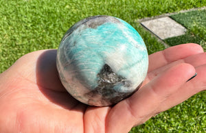 Captivating Amazonite Sphere - 242g