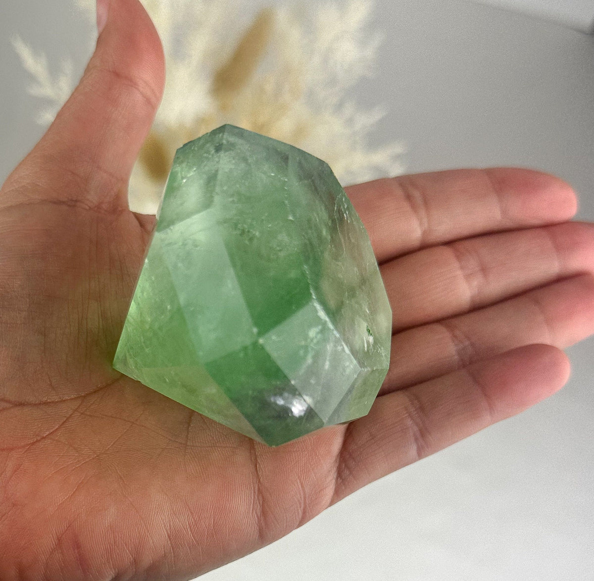 Fluorite Diamond Carving for Clarity and Harmony