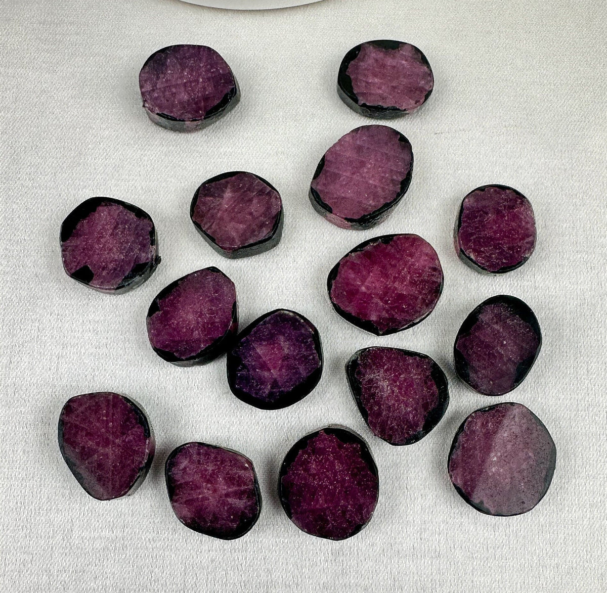 Ruby Tourmaline Mini Slab - Intuitively Picked Healing Crystal