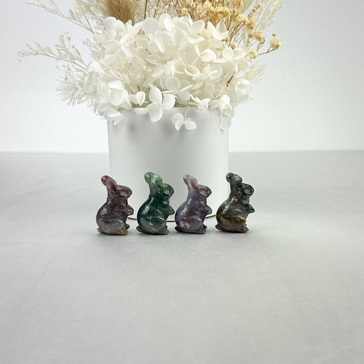 Intuitively Chosen Mini Ocean Jasper Rabbit Carving