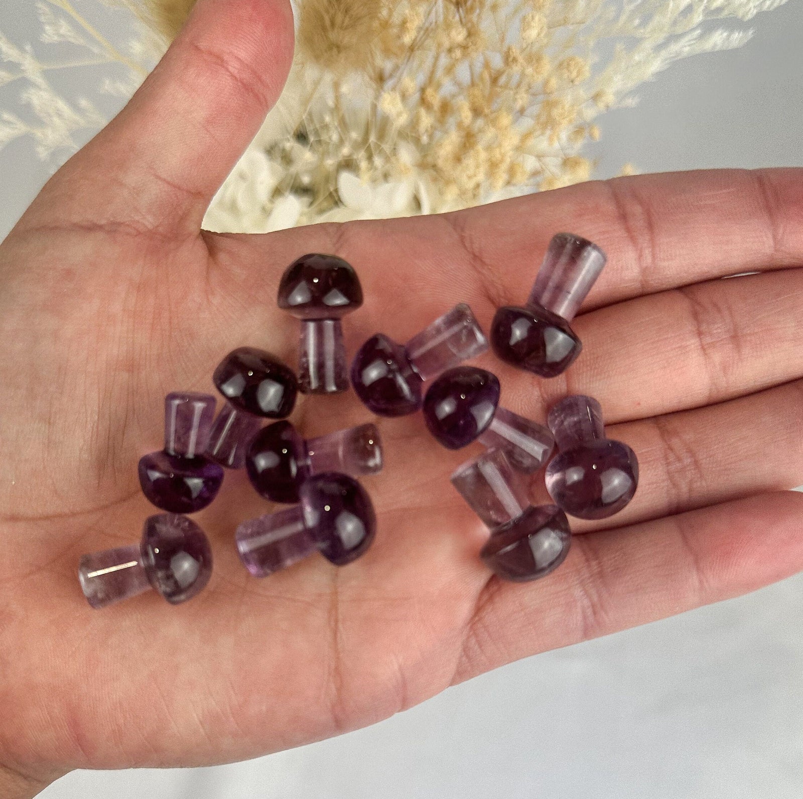 Mini Amethyst Mushroom - Intuitively Picked Healing Crystal