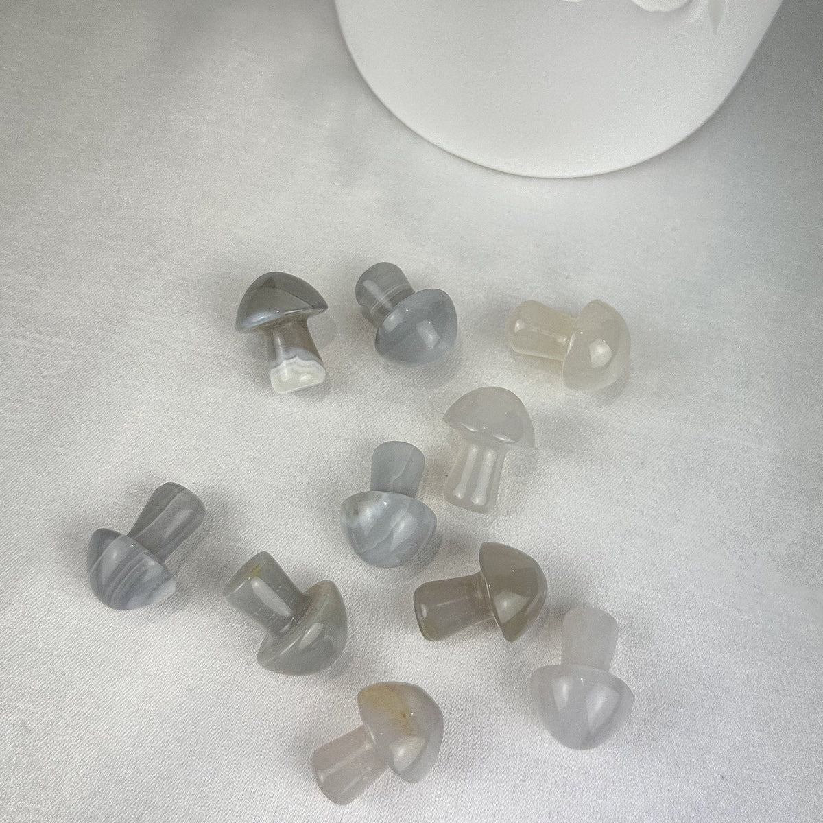 Mini Agate Mushrooms - Intuitively Picked
