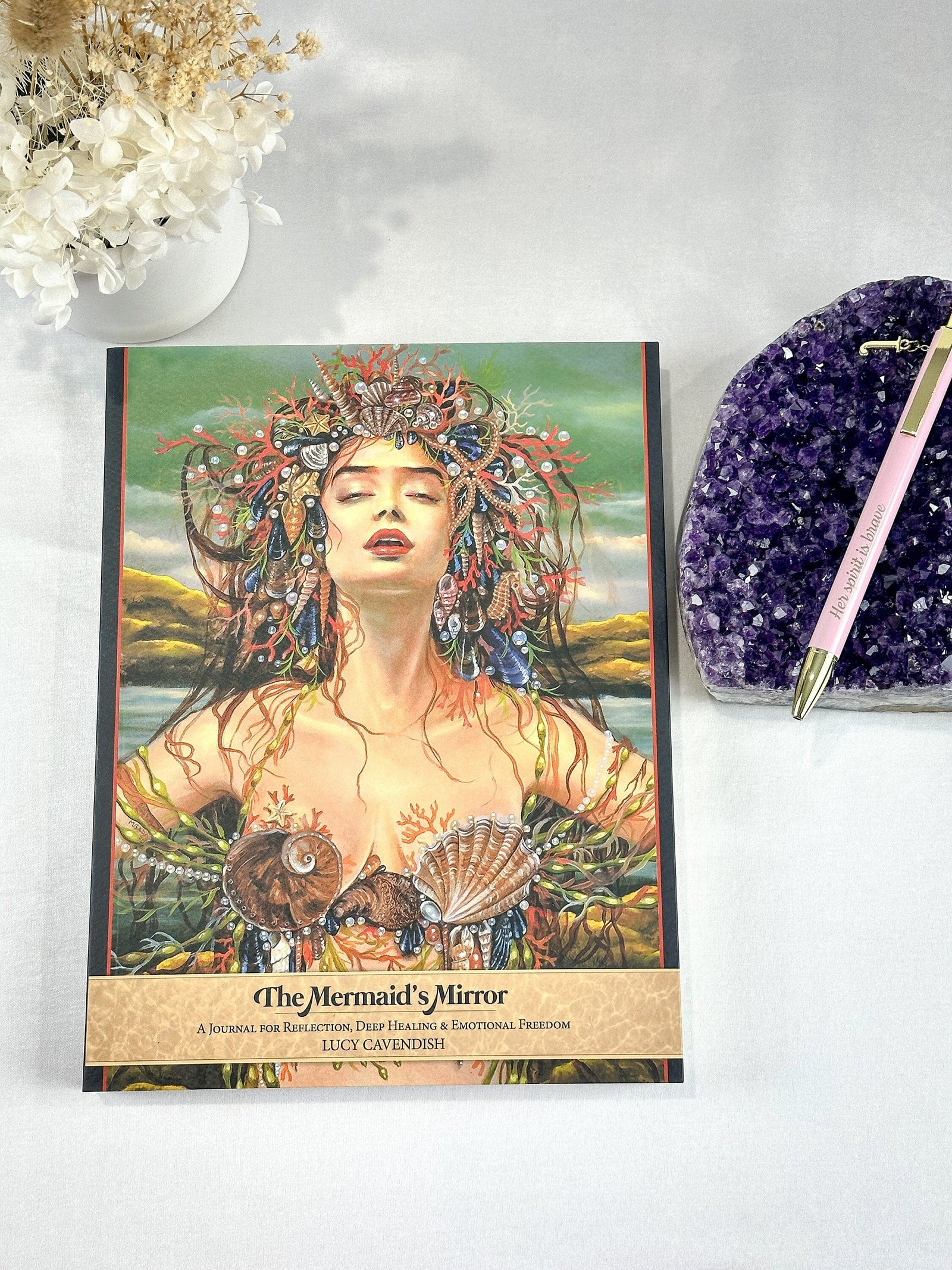 Mermaid's Mirror Journal by Lucy Cavendish - Dive into the Enchanted Waters