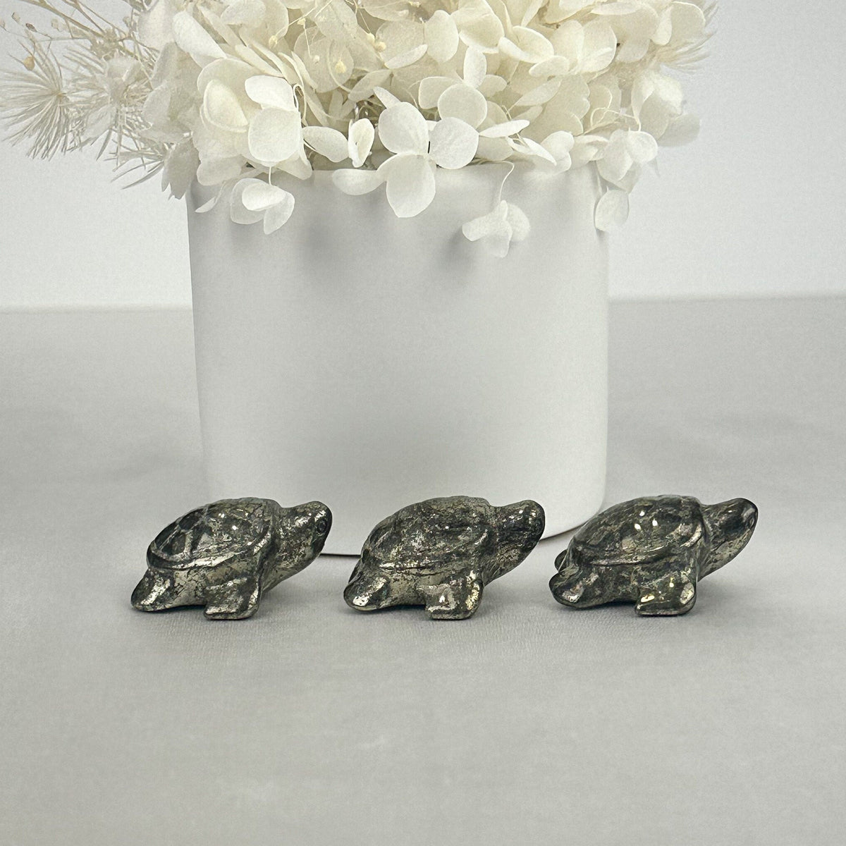 Intuitively Picked Small Pyrite Turtle - Abundance and Prosperity