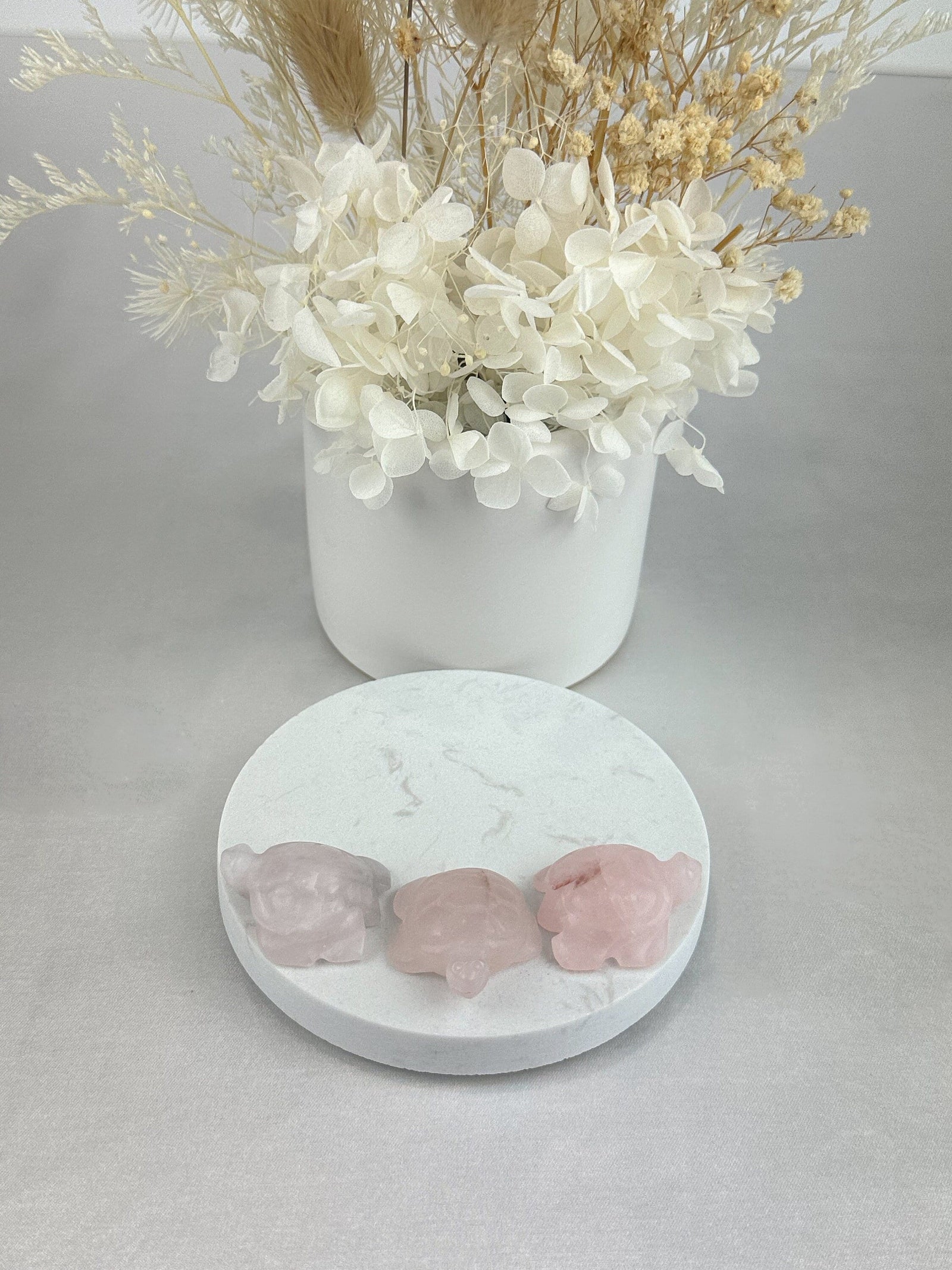 Intuitively Chosen Mini Rose Quartz Turtle