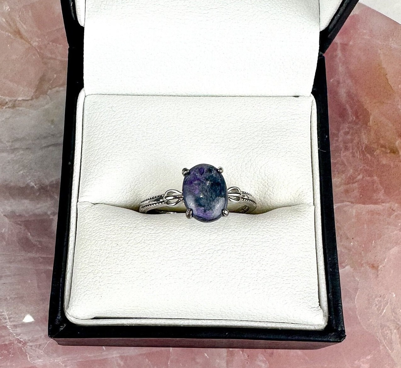 Sugilite Sterling Silver Adjustable Rings - Choose Your Unique Style