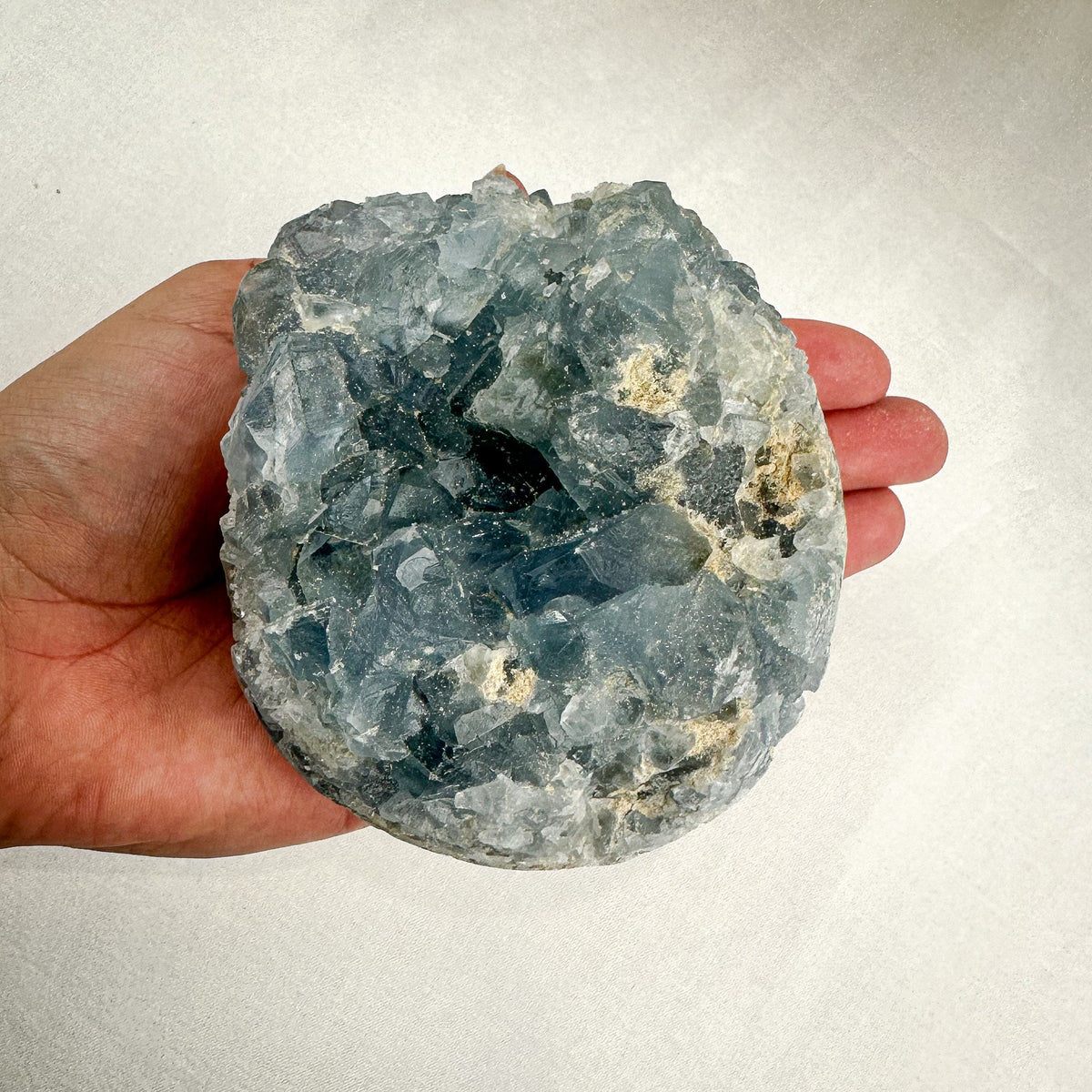Raw Celestite Cluster | Tranquil Blue Crystal | Natural Celestite | 849g