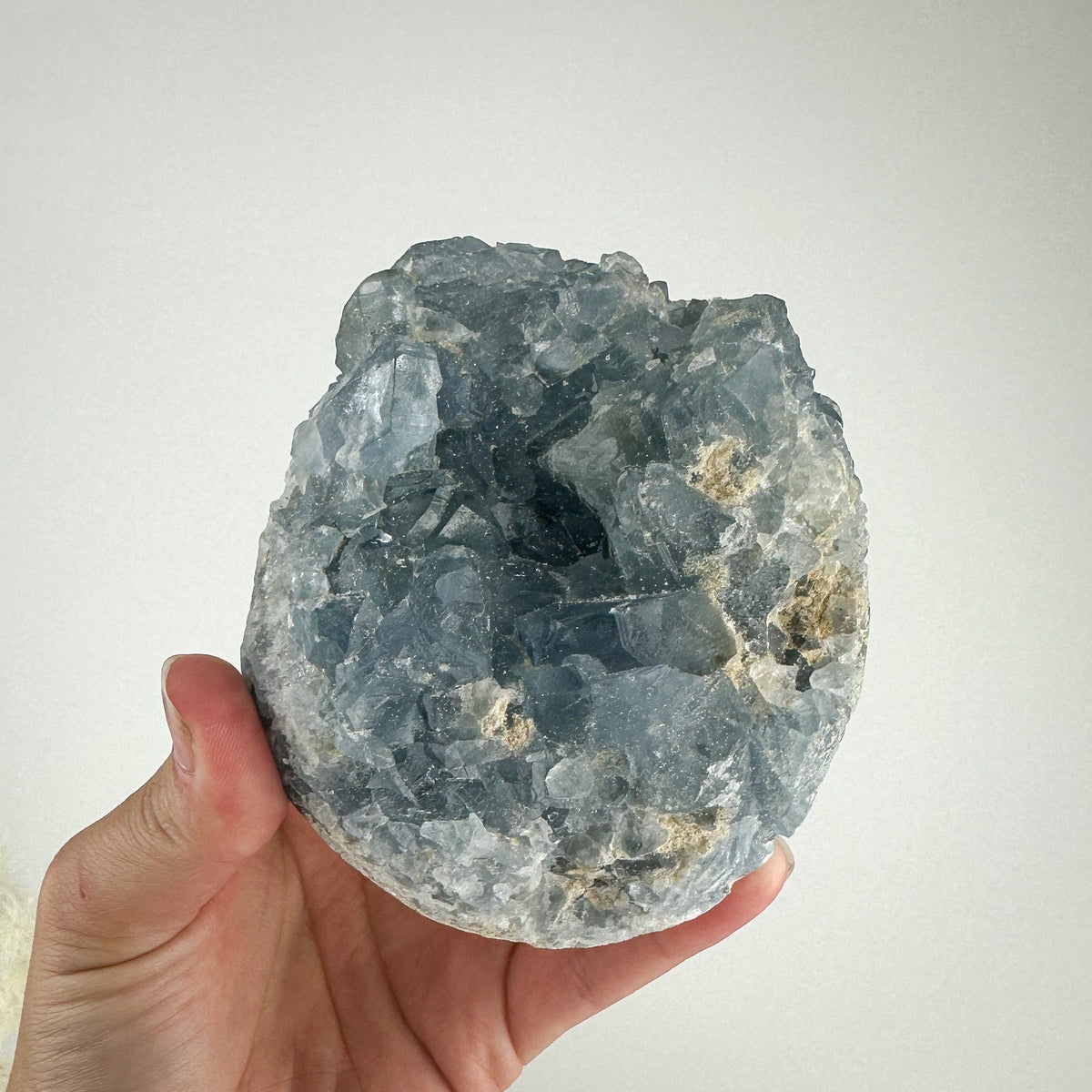 Raw Celestite Cluster | Tranquil Blue Crystal | Natural Celestite | 849g