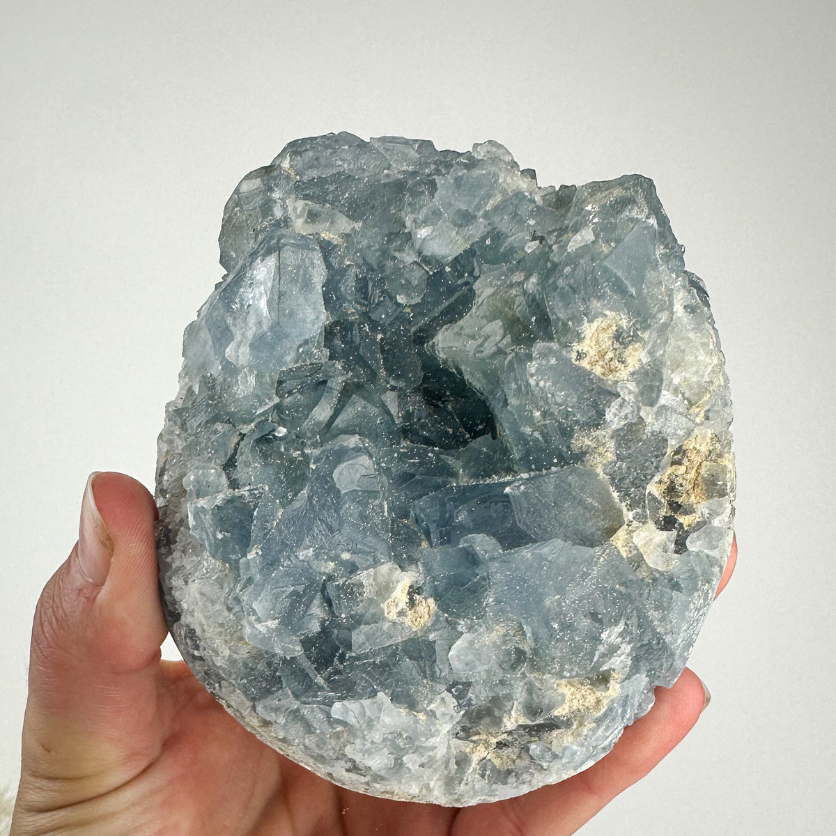 Raw Celestite Cluster | Tranquil Blue Crystal | Natural Celestite | 849g